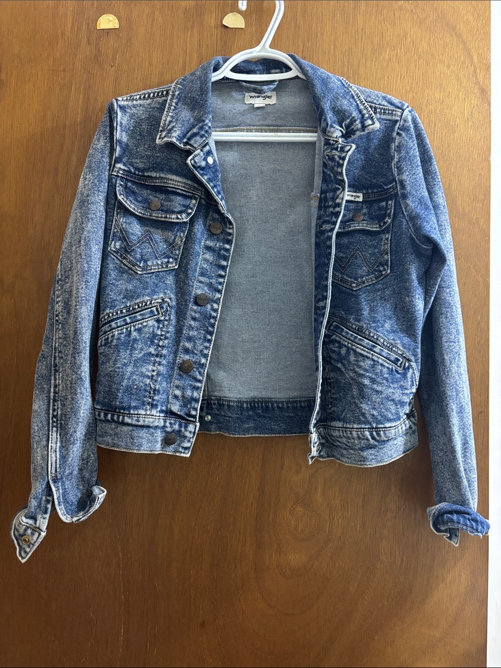 Wrangler Denim Jacket - Faded Blue Wash